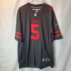 NFL Trey Lance #5 Black San Francisco 49ers Nike Jersey XL.